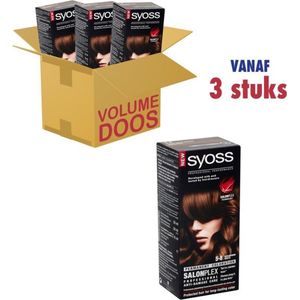 3x Syoss Classic Haarverf 5-8 Hazelnut Brown