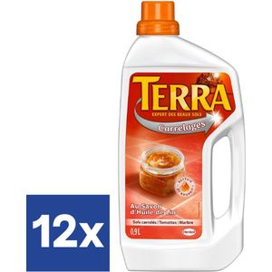 Terra Tegels Met Lijnoliezeep - 12 x 1 l