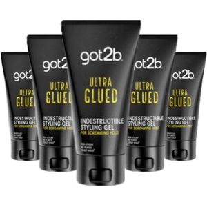 Got2b - Ultra Glued Gel - Haarstyling - Haargel - Voordeelverpakking - 6 x 150 ml