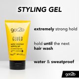 Got2b - Got2b Glued Water Resistant Spiking Gel 150ml - Haarstyling - Voordeelverpakking - 6 x 150 ml