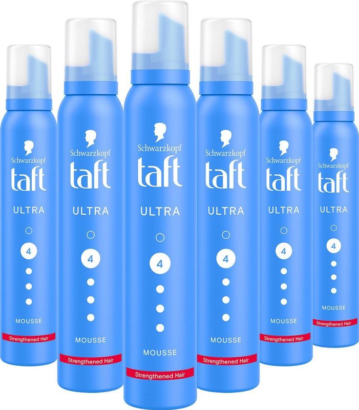 Schwarzkopf - Taft Ultra Strong - Styling Mousse - 6x200ml