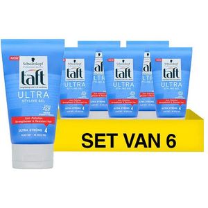 Taft Ultra Styling haargel - 6x 150ml - Grootverpakking