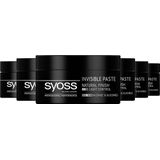 SYOSS Styling Invisible Hold Paste 6x 100ml - Grootverpakking