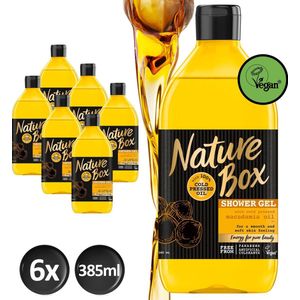 Nature Box Macadamia Vegan Douchegel - Voordeelverpakking 6x385ml