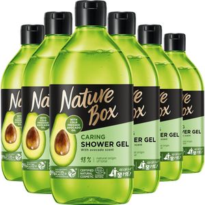 Nature Box - Avocado - Douchegel - Grootverpakking - 6 x 385ml