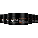 Syoss Texture Clay 100ml , 6 stuks