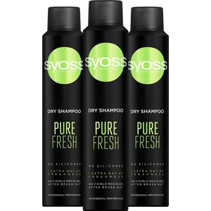 Syoss - Pure Fresh - Droogshampoo - Vegan - Siliconenvrij