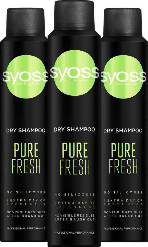 Syoss - Pure Fresh - Droogshampoo - Vegan - Siliconenvrij