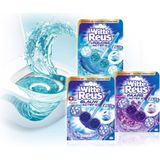 Witte Reus Blauw Actief Toiletblok - Hygiene - WC Blokjes Voordeelverpakking - 10 Stuks