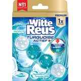 Witte Reus Turquoise Actief Toiletblok - Pacific  - WC Blokjes Voordeelverpakking - 10 stuks