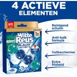 Witte Reus Blauw Actief Toiletblok - Eucalyptus - WC Blokjes Voordeelverpakking - 20 stuks