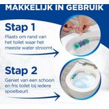 Witte Reus Blauw Actief Toiletblok - Eucalyptus - WC Blokjes Voordeelverpakking - 20 stuks