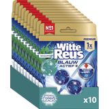 Witte Reus Blauw Actief Toiletblok - Eucalyptus - WC Blokjes Voordeelverpakking - 20 stuks