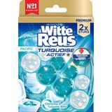 Witte Reus Turquoise Actief Toiletblok WC Blokjes Voordeelverpakking - 20 stuks