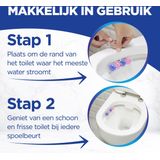 Witte Reus Blauw Actief Toiletblok - Bloesem - WC Blokjes Voordeelverpakking - 20 stuks