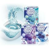 10x Witte Reus Toiletblok Blauw Actief Hygiëne 2 stuks