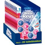 Witte Reus Kracht Actief Toiletblok - Bloesem - WC Blokjes Voordeelverpakking - 20 stuks