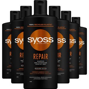 Syoss - Repair - Shampoo - Haarverzorging - 6x 440 ml - Voordeelverpakking