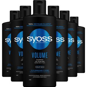 SYOSS Volume Shampoo 6x 440ml - Grootverpakking