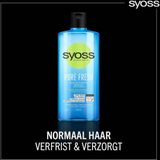 SYOSS - Pure Fresh Shampoo - Haarverzorging - Shampoo - Voordeelverpakking - 6 x 440 ml