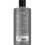 SYOSS Men Power Shampoo 6x 440 ml - Grootverpakking