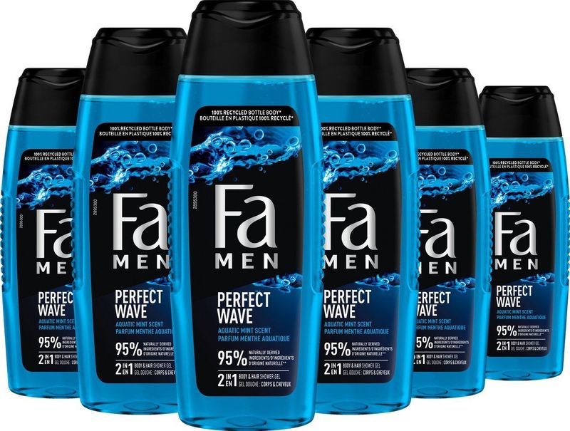 Fa Men - Perfect Wave - Douchegel & Shampoo - Watermunt - 2 in 1