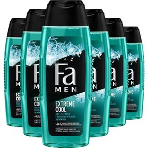 6x Fa Men Douchegel en Shampoo Extreme Cool 250 ml