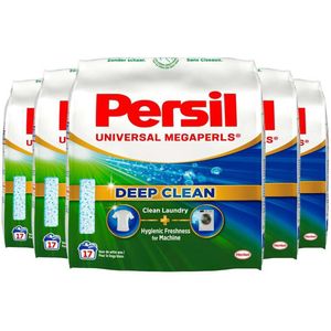 Persil Megaperls Power Waspoeder - Poeder Wasmiddel - Voordeelverpakking - 5 X 17 Wasbeurten