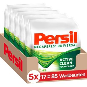 Persil Megaperls Power Waspoeder - Poeder Wasmiddel - Voordeelverpakking - 5 x 17 wasbeurten