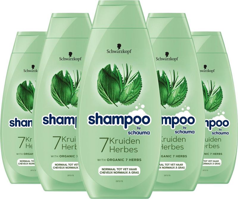 Schwarzkopf 7 Kruiden Shampoo 5x 400ml - Grootverpakking