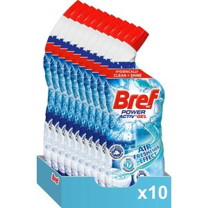 Bref Toiletreiniger - Power Activ Gel Ocean 700ml - Voordeelverpakking 10x700ml