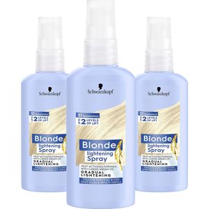 Schwarzkopf Blonde Blondspray Super - 3 stuks - Voordeelverpakking