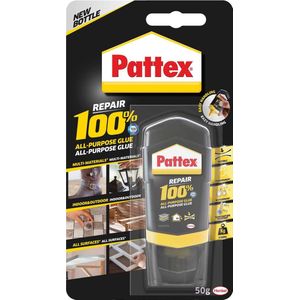 Lijm Pattex 100% tube 50gram op blister | 12 stuks