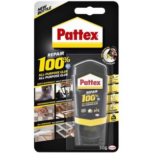 Pattex - 100% - Lijm - Transparant - Tube 50 gram - 12 stuks