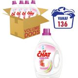 Le Chat Gel Color Sensitive Wasmiddel - Vloeibaar Wasmiddel - Halfjaarbox - 4 x 34 wasbeurten