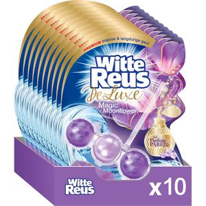 Witte Reus DeLuxe Toiletblok - Magic Moonflower - WC Blokjes Voordeelverpakking - 10 Stuks