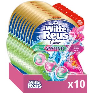 Witte Reus Toiletblok Geur Switch - Appel Waterlelie - WC Blokjes Voordeelverpakking - 10 Stuks