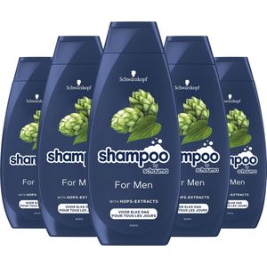 Schwarzkopf For Men Shampoo 5x 400ml - Grootverpakking