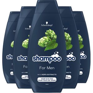 Schwarzkopf For Men Shampoo 5x 400ml - Grootverpakking