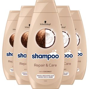 Schwarzkopf - Repair & Care - Shampoo - Haarverzorging - Voordeelverpakking - 5 x 400 ml