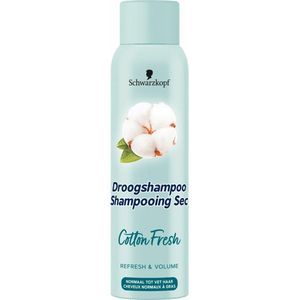 Schwarzkopf - Cotton Fresh - Droogshampoo - 6 x 150 ml - Voordeelverpakking