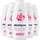 Schwarzkopf Shampoo Zijde-Doorkammer 5x 400ml - Grootverpakking