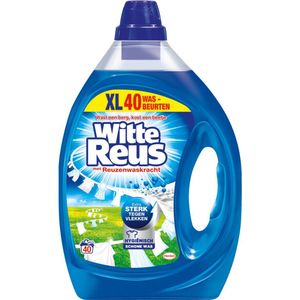 4x Witte Reus Vloeibaar Wasmiddel Wit 2 liter