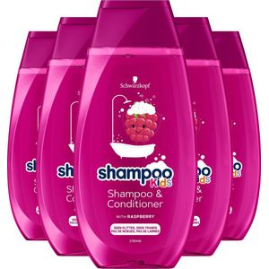 Schwarzkopf Girls Framboos Shampoo 5x 250ml