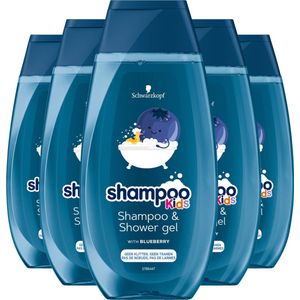 6x Schwarzkopf Kids Boys Piraat Shampoo en Douchegel 250 ml