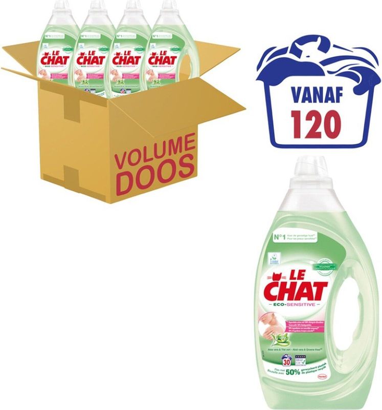 Le Chat - Wasmiddel Gel Eco-Sensitive - 30 Wasbeurten - Geconcentreerd