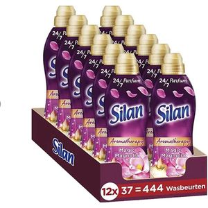 Silan Magic Magnolia Wasverzachter - 12 x 37 wasbeurten - voordeelverpakking - 444 wasbeurten