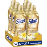 Silan Aroma Therapy Fascinating Frangipani Wasverzachter - 6 x 37 wasbeurten - Voordeelverpakking