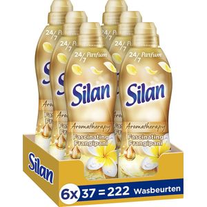 Silan Aroma Therapy Fascinating Frangipani Wasverzachter - 6 x 37 wasbeurten - Voordeelverpakking