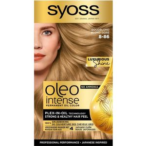 3x Syoss Oleo Intense Haarverf 8-86 Golden Dark Blond